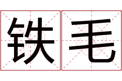 铁毛名字寓意