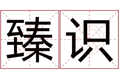 臻识名字寓意