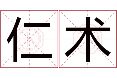 仁术名字寓意