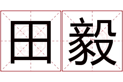 田毅名字寓意