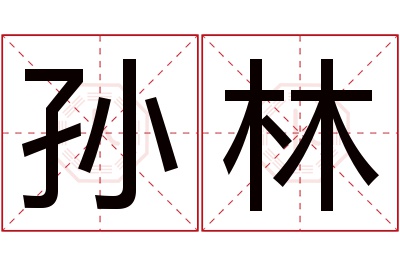 孙林名字寓意