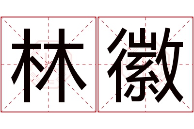 林徽名字寓意