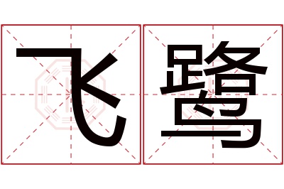 飞鹭名字寓意