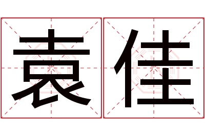 袁佳名字寓意