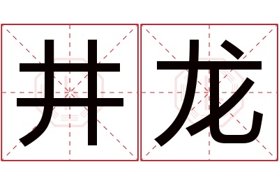 井龙名字寓意