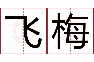 飞梅名字寓意