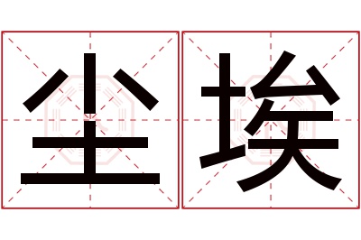 尘埃名字寓意